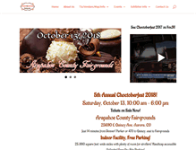 Tablet Screenshot of chocolatefests.org